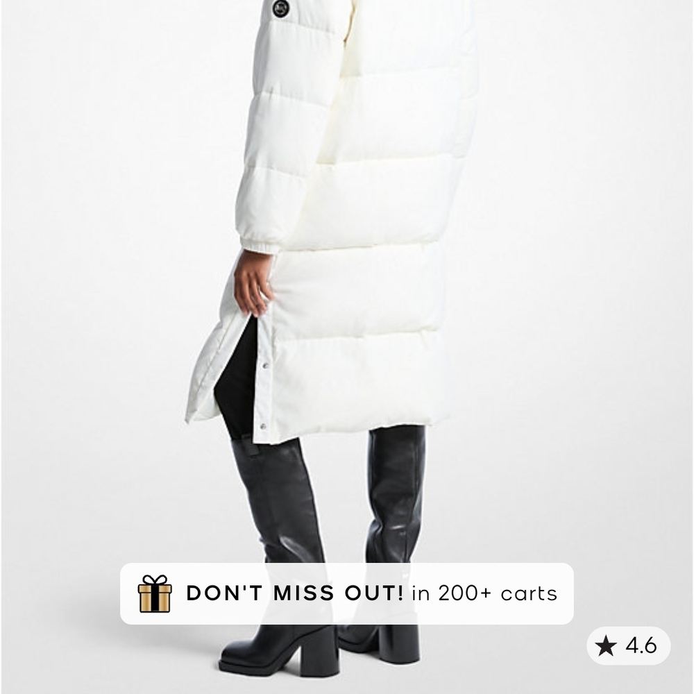 Women's White Puffer Coat